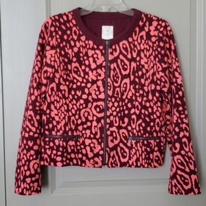 Gap Pink Cheetah Print Jacket
